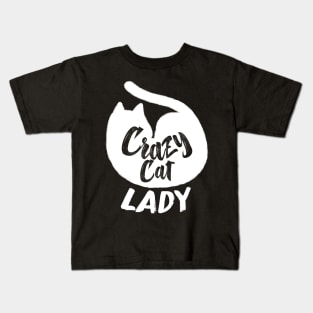 Crazy Cat Lady Kids T-Shirt